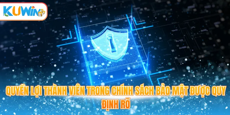 Quyền lợi thành viên trong chính sách bảo mật được quy định rõ